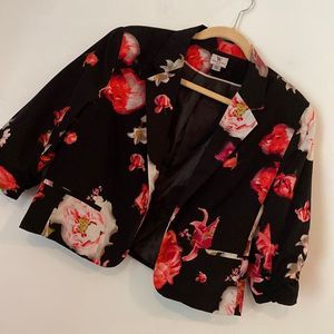 Petite floral jacket